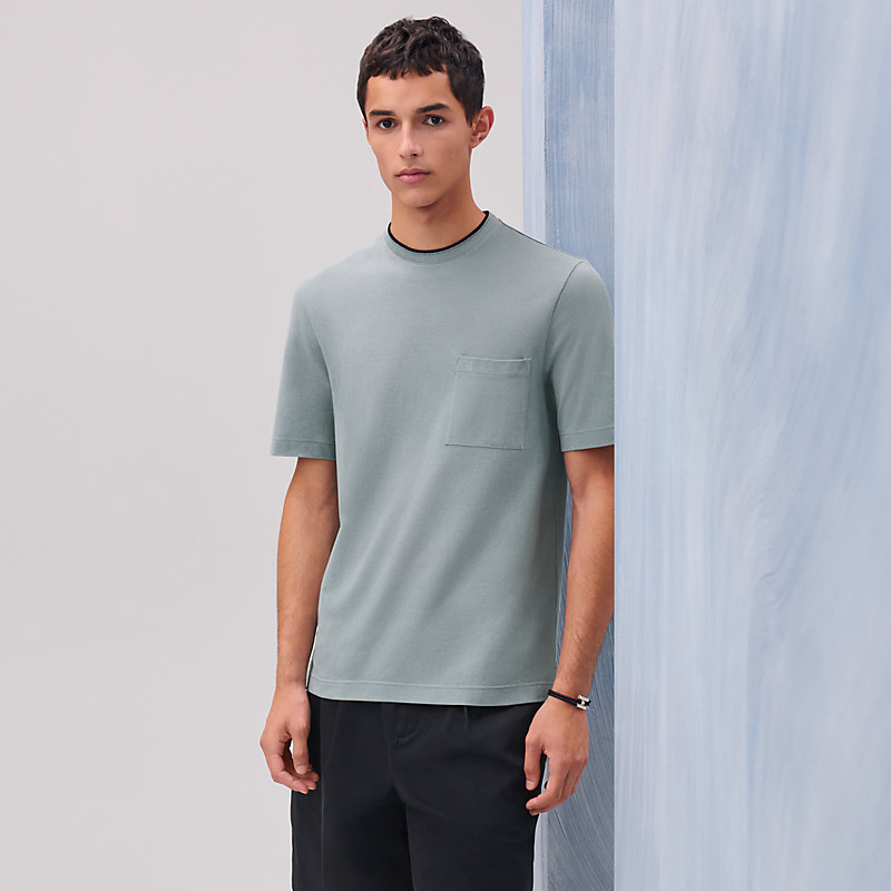 HERMES サドルステッチ Tシャツ L グレー tシャツ-サドルステッチ--