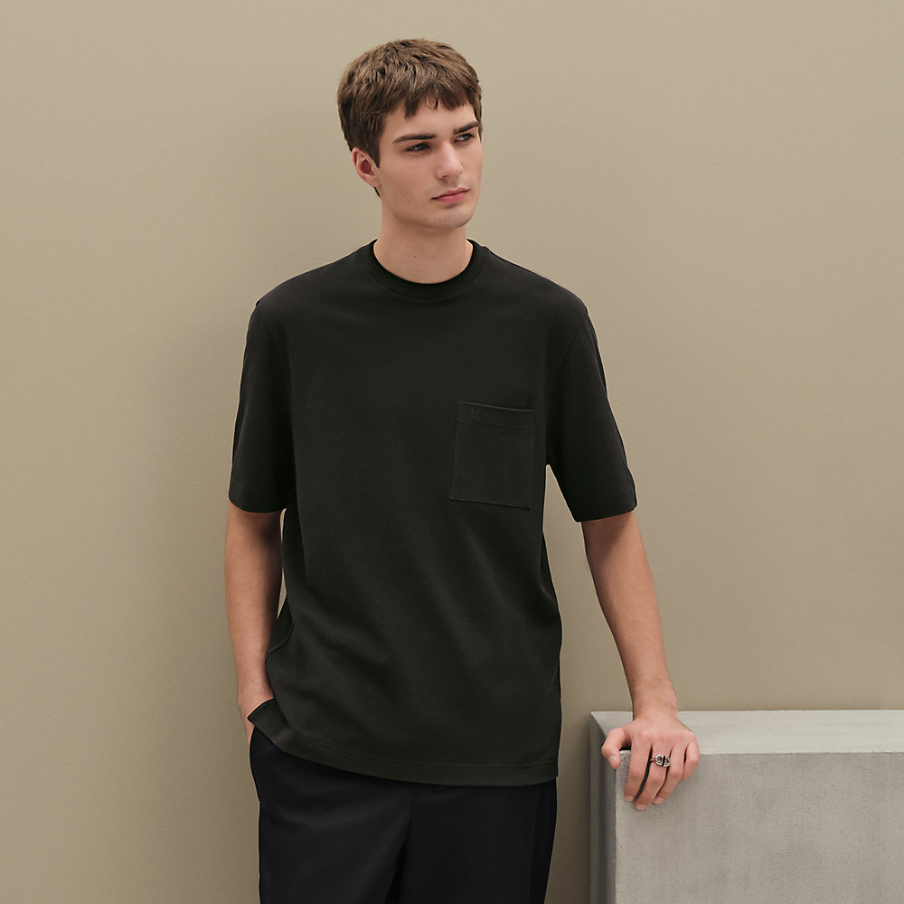 Tシャツ サドルステッチ - レッド - ME | Hermès - エルメス-公式サイト