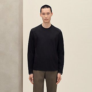 HERMES エルメス 長袖Tシャツ セリエワッペン HERMES（エルメス） 半袖Tシャツ 馬柄 鹿の子 Sサイズ コットン