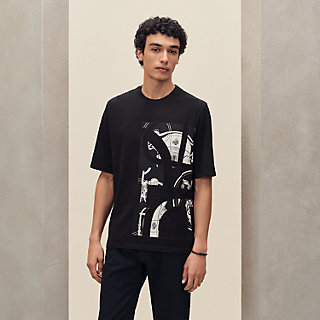 ▲美品 エルメス HERMES パズルパッチ Tシャツ レザーパッチ 24春夏 tシャツ-パッチ-シルク-《エクス