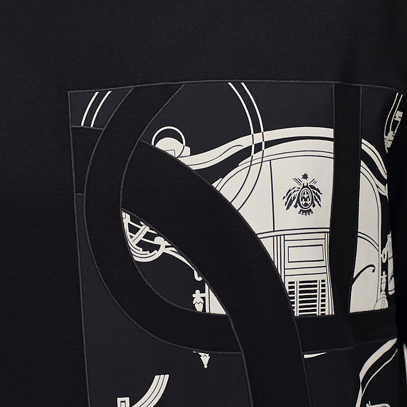 Tシャツ パッチ シルク 《エクスリブリス》 | Hermès - エルメス-公式