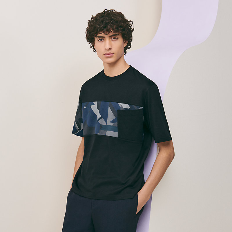 Tシャツ プリントストライプポケット | Hermès - エルメス-公式サイト