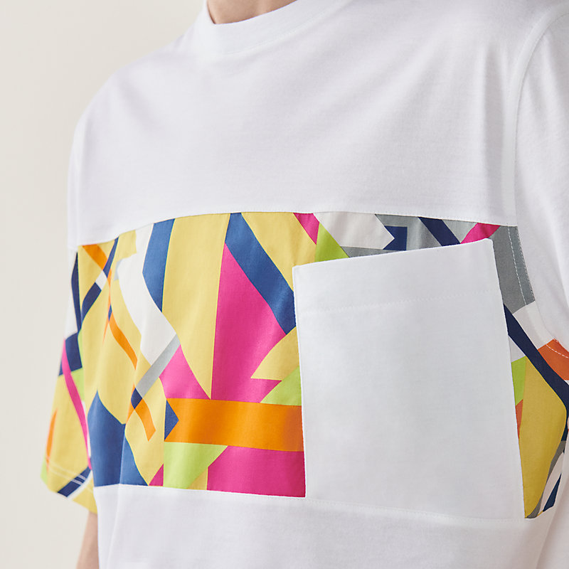 Tシャツ プリントストライプポケット | Hermès - エルメス-公式サイト