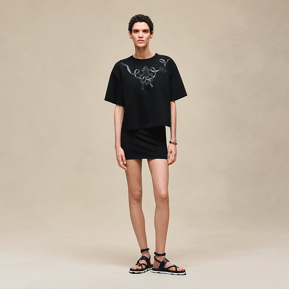 Tシャツ ボクシーフィット 《カルトゥッシュ》 | Hermès - エルメス
