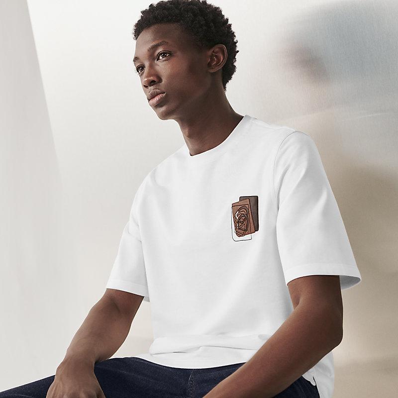 Tシャツ ミニレザーパッチ | Hermès - エルメス-公式サイト