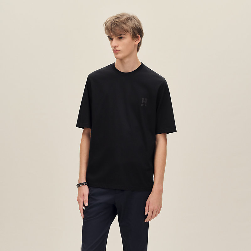 Tシャツ ミニレザーパッチ 《アッシュヴァル》 | Hermès - エルメス