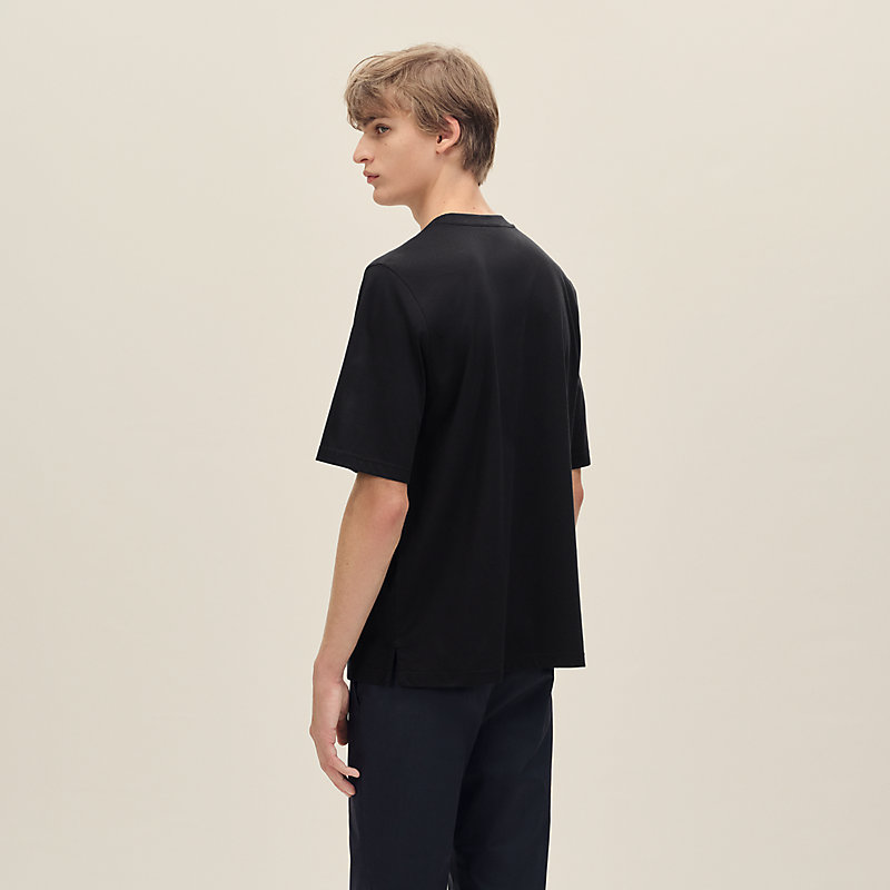 Tシャツ ミニレザーパッチ 《アッシュヴァル》 | Hermès - エルメス