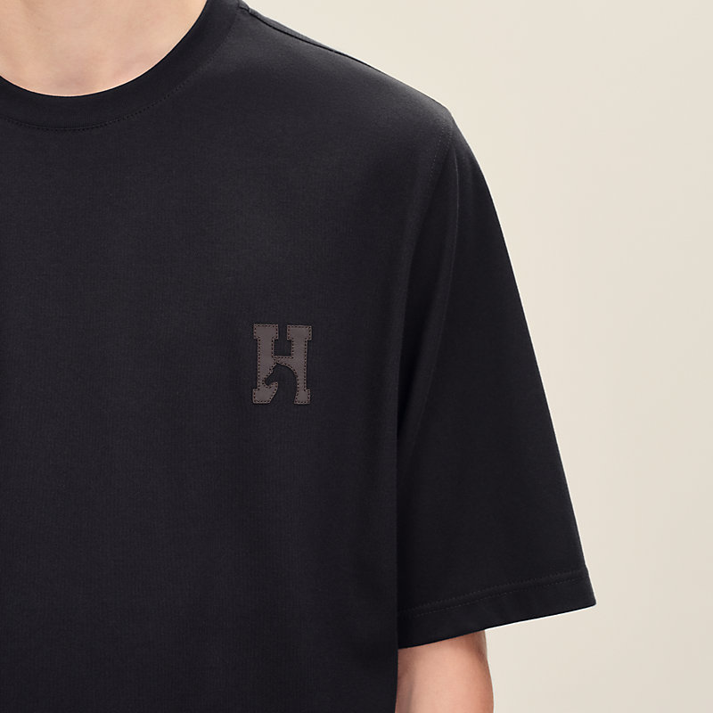Tシャツ ミニレザーパッチ 《アッシュヴァル》 | Hermès - エルメス