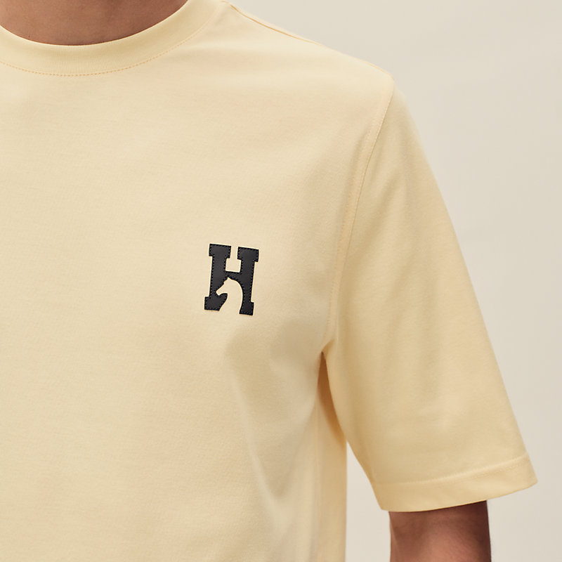 Tシャツ ミニレザーパッチ 《アッシュヴァル》 | Hermès - エルメス