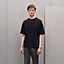 Tシャツ ミニレザーパッチ 《アッシュヴァル》, イメージ: 着用例, worn, ビュー2の4