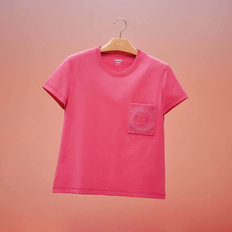 Tシャツ 刺繍入りポケット | Hermès - エルメス-公式サイト