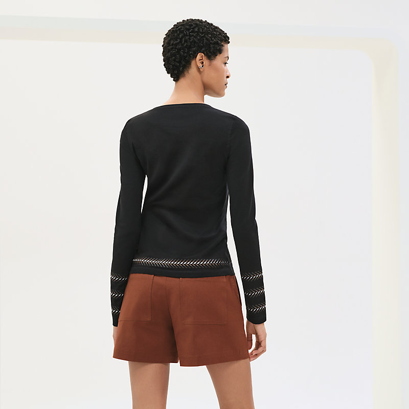 Tシャツ 長袖 《カルトゥッシュ》 | Hermès - エルメス-公式サイト