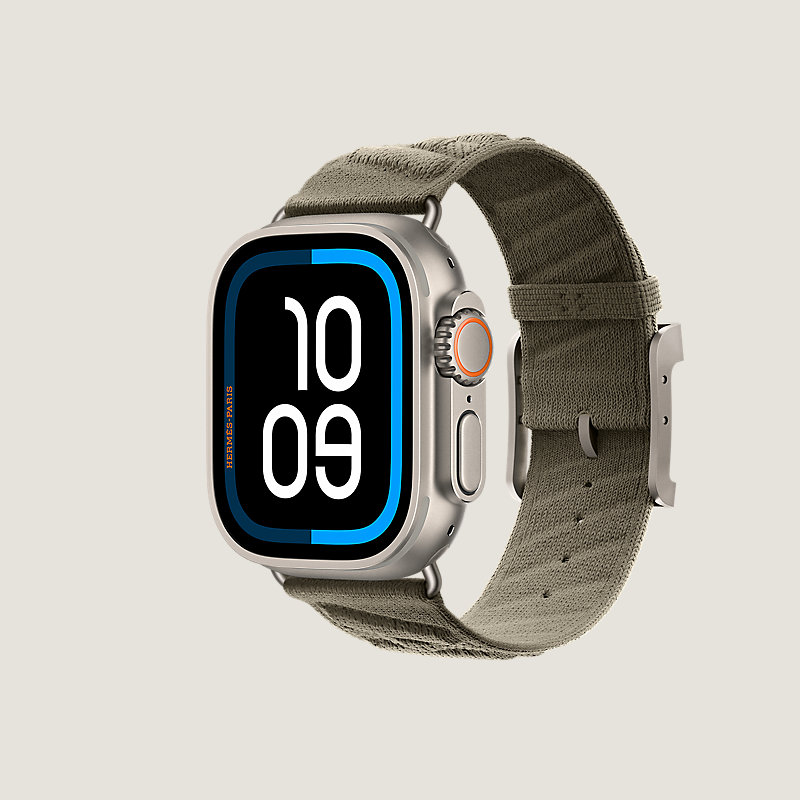 Ultra 4 ケース & Apple Watch Hermès Ultra シンプルトゥール 《アン・メール》 49&nbsp;mm, イメージ: 横から見たイメージ, ビュー3の3