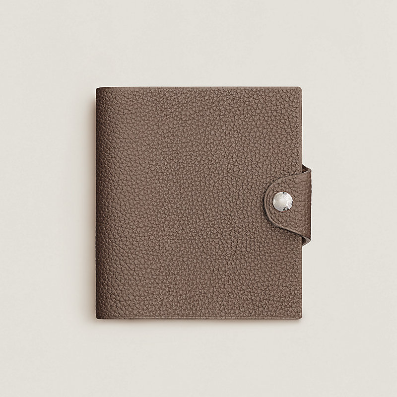 Hermes Ulysse Notebook Cover Gris Mouette PM Model with Lined Paper Re –  Mightychic