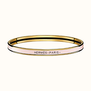 hermes narrow enamel bangle