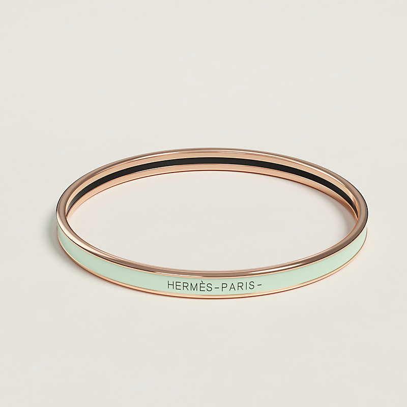 hermes enamel bangle