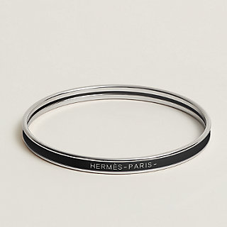 hermes silver bangle