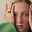 Uni ring, medium model, View: Worn, worn, view 3 of 4