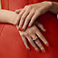 Uni ring, medium model, View: Worn, worn, view 3 of 4