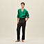 V-neck boxy fit shirt, View: Worn, worn, view 1 of 7