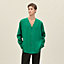 V-neck boxy fit shirt, View: Worn, worn, view 2 of 7