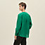 V-neck boxy fit shirt, View: Worn, worn, view 3 of 7