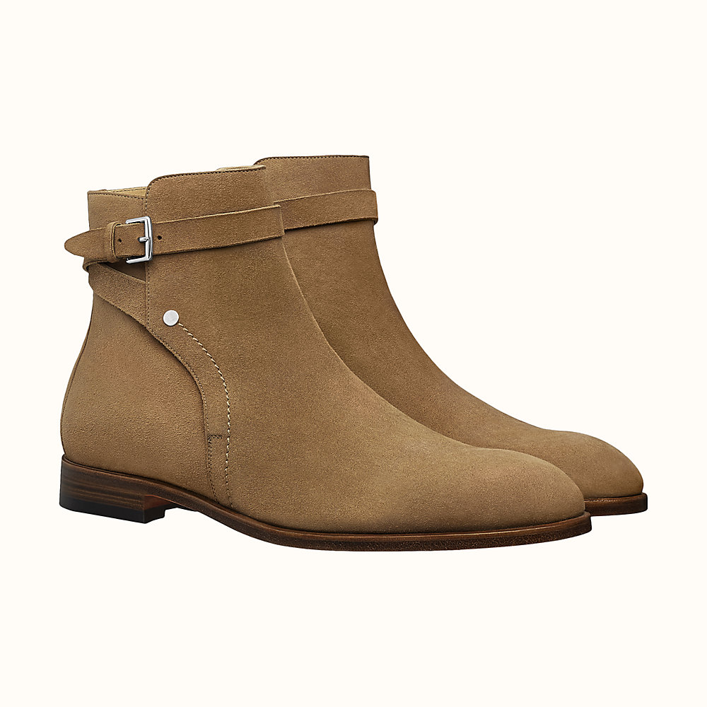 hermes suede boots