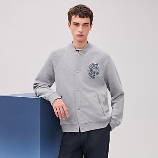 Varsity jacket with Clou de Selle detail | Hermès USA