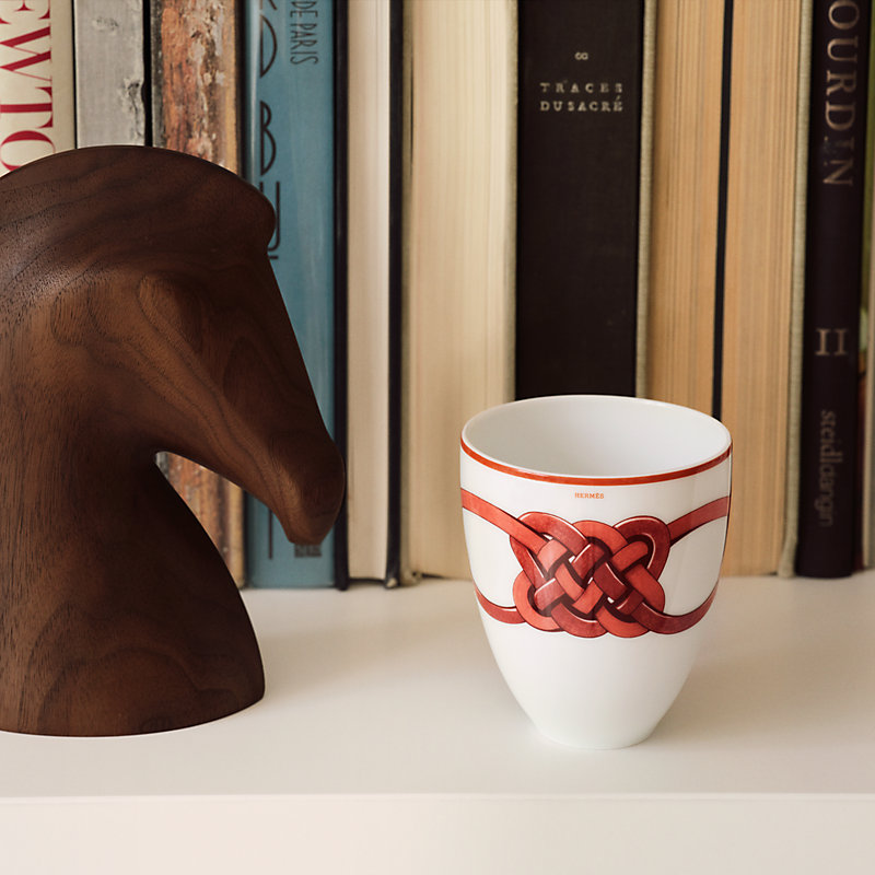 Vaso Tressages Équestres, tamaño grande