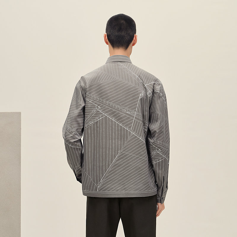 "Vent Portant Finesse" straight cut shirt, View: , view 4 of 7