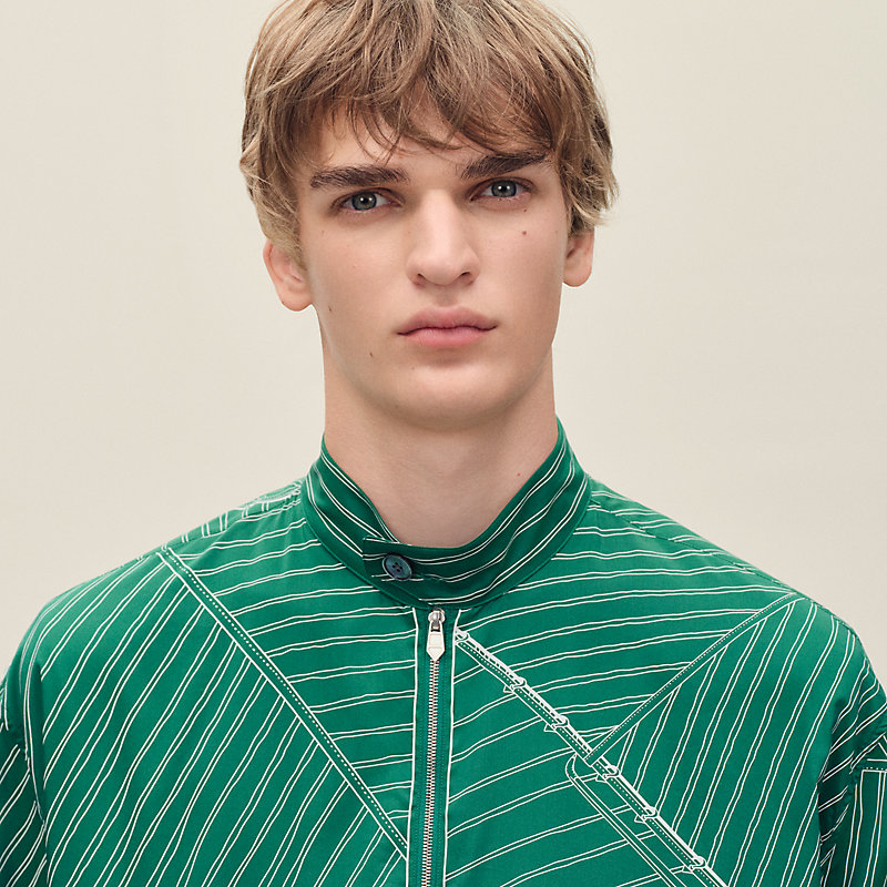 "Vent Portant Finesse" zipped jacket