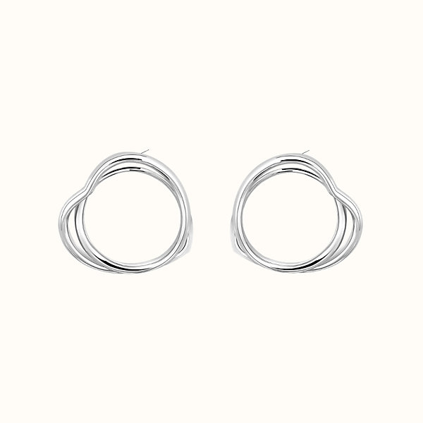 Vertige Cœur earrings, small model | Hermès Netherlands