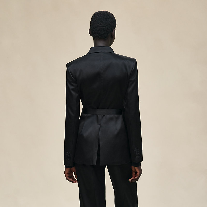 Veste tailleur nouée à la taille, Vue: , vue 4 sur 7