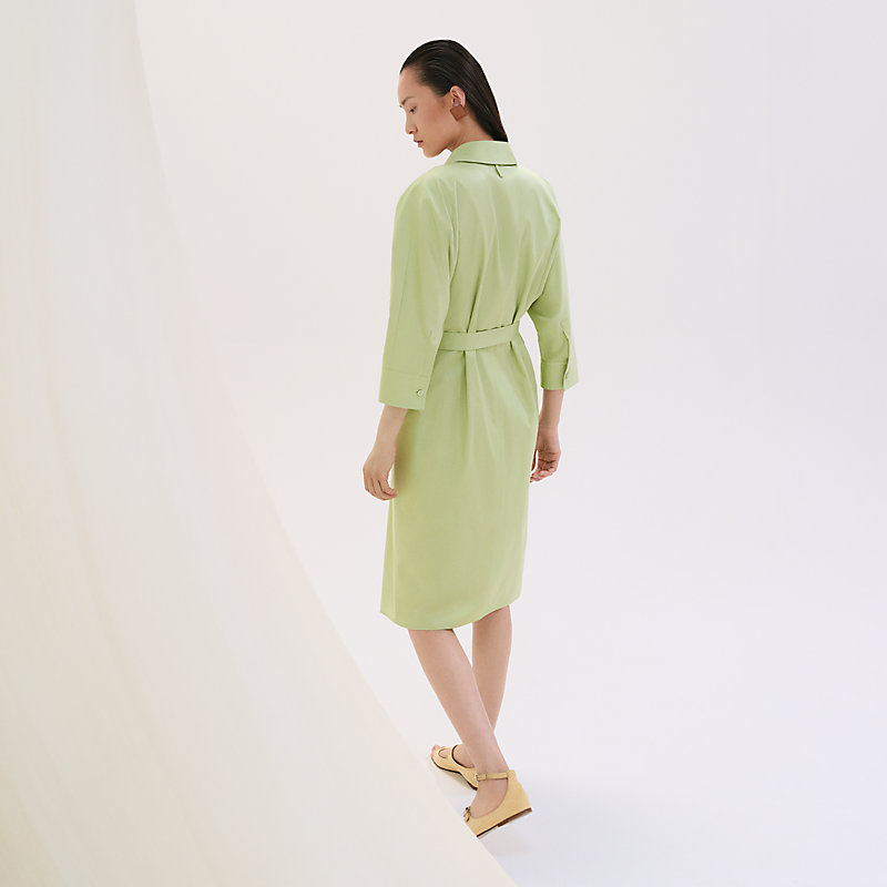 Vestido de inspiración camisa