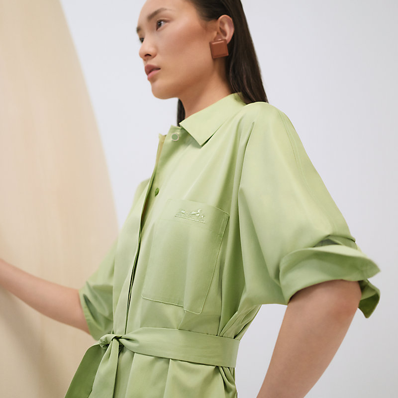 Vestido de inspiración camisa