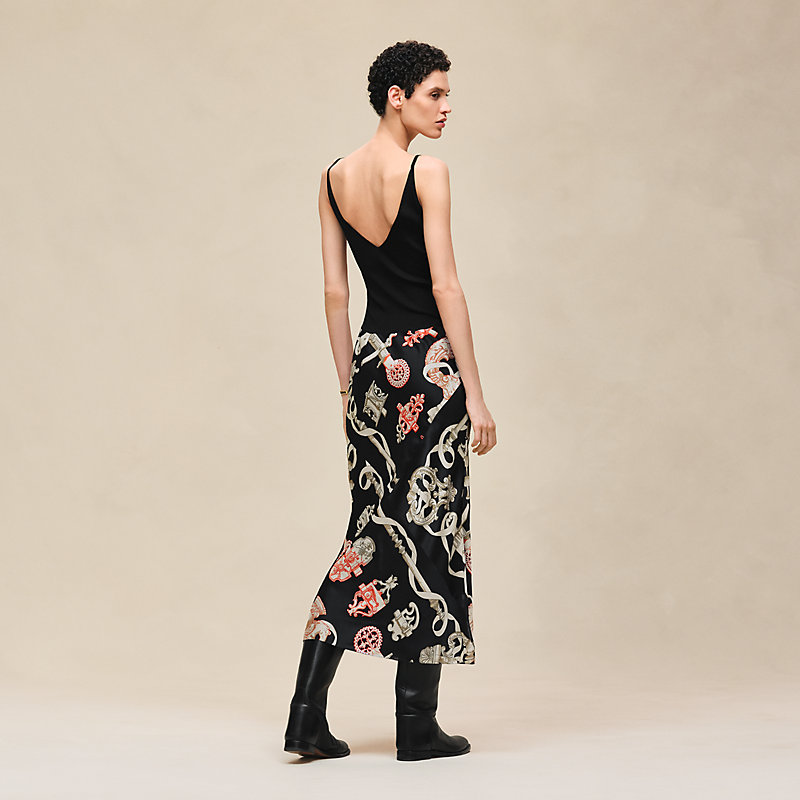 Vestido estampado "Ferronnerie Remix"