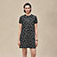 Vestido evasé estampado "Maillon Équestre", Vista: Ver artículo puesto, worn, vista 3 de 4