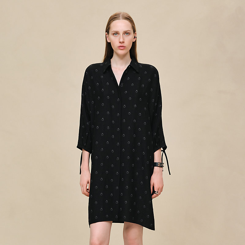 Vestido holgado estampado "Aux Champs en Fleurs"