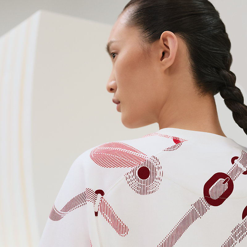 Vestido suelto con estampado "Coaching Remix"