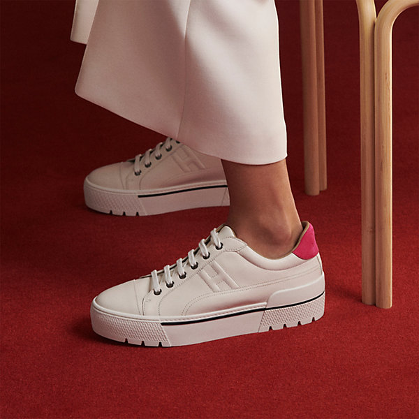 hermes platform sneakers