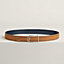 Volte-face reversible belt buckle & Contrast reversible leather strap 32&nbsp;mm, View: , view 1 of 5