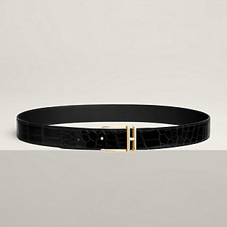 【メンズに人気♪】 Hermes Artificierバックルベルト32mm Volte-face reversible belt buckle & Leather strap 32 mm