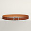 Volte-face reversible belt buckle & Leather strap 32&nbsp;mm, View: , view 1 of 3
