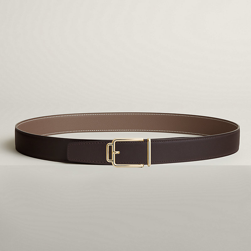 Volte-face reversible belt buckle & Reversible leather strap 32&nbsp;mm, View: , view 4 of 6