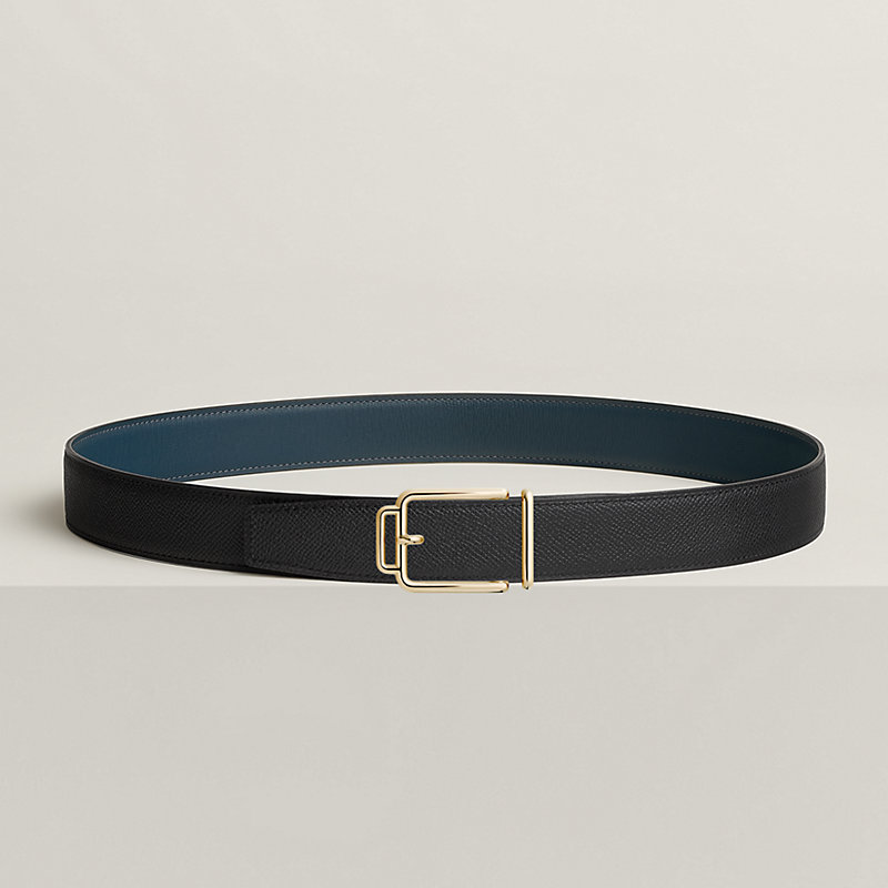 Volte-face reversible belt buckle & Reversible leather strap 32&nbsp;mm, View: , view 3 of 6