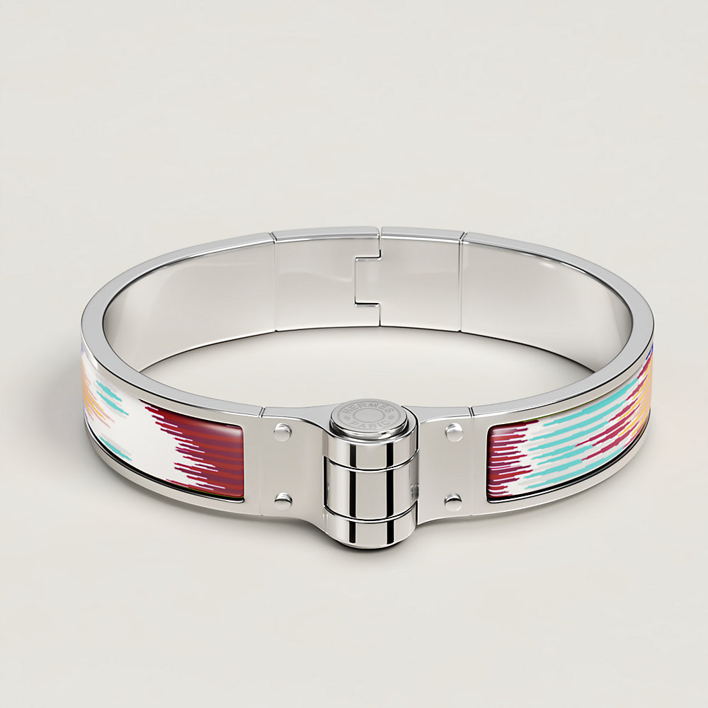 Hermès Voyage en Ikat Hinged Bracelet