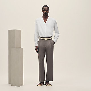 Vネックシャツ ボクシーフィット | Hermès - エルメス-公式サイト