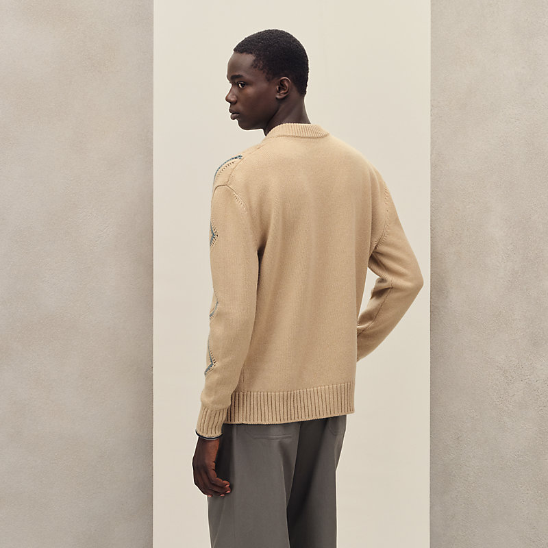 Vネックニット 《ジュール・エ・アジュール》 | Hermès - エルメス