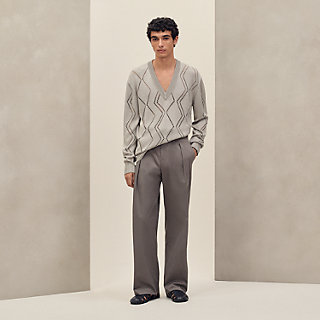 Vネックニット 《ジュール・エ・アジュール》 | Hermès - エルメス