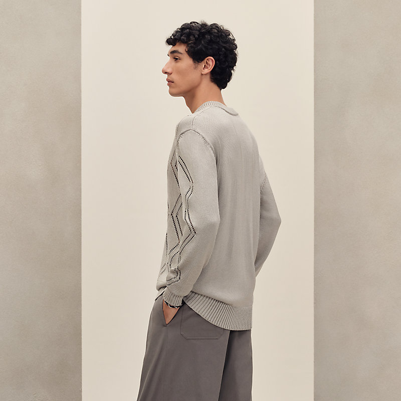 Vネックニット 《ジュール・エ・アジュール》 | Hermès - エルメス